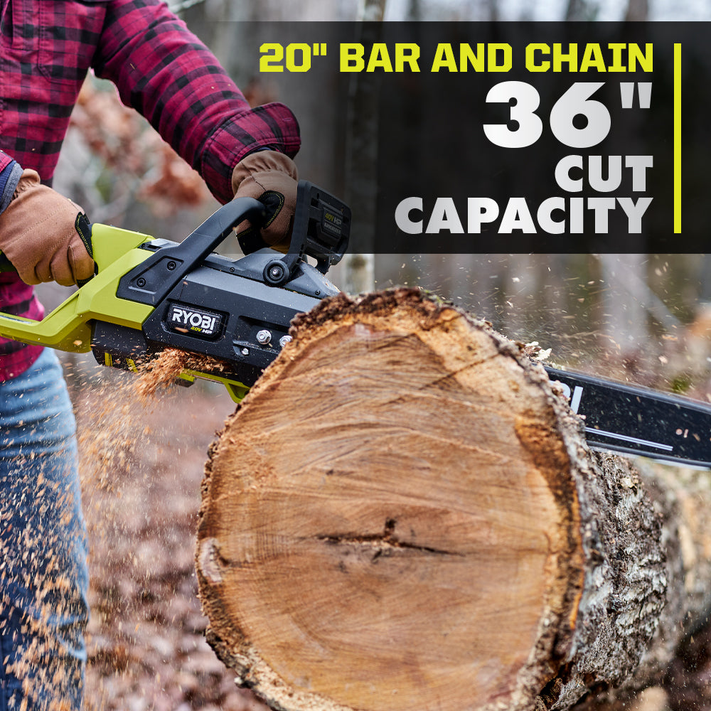 40V HP BRUSHLESS 20" CHAINSAW Image 7