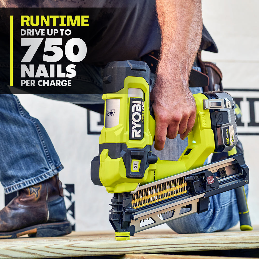 18V ONE+ HP Brushless AirStrike 21° Framing Nailer Image 3