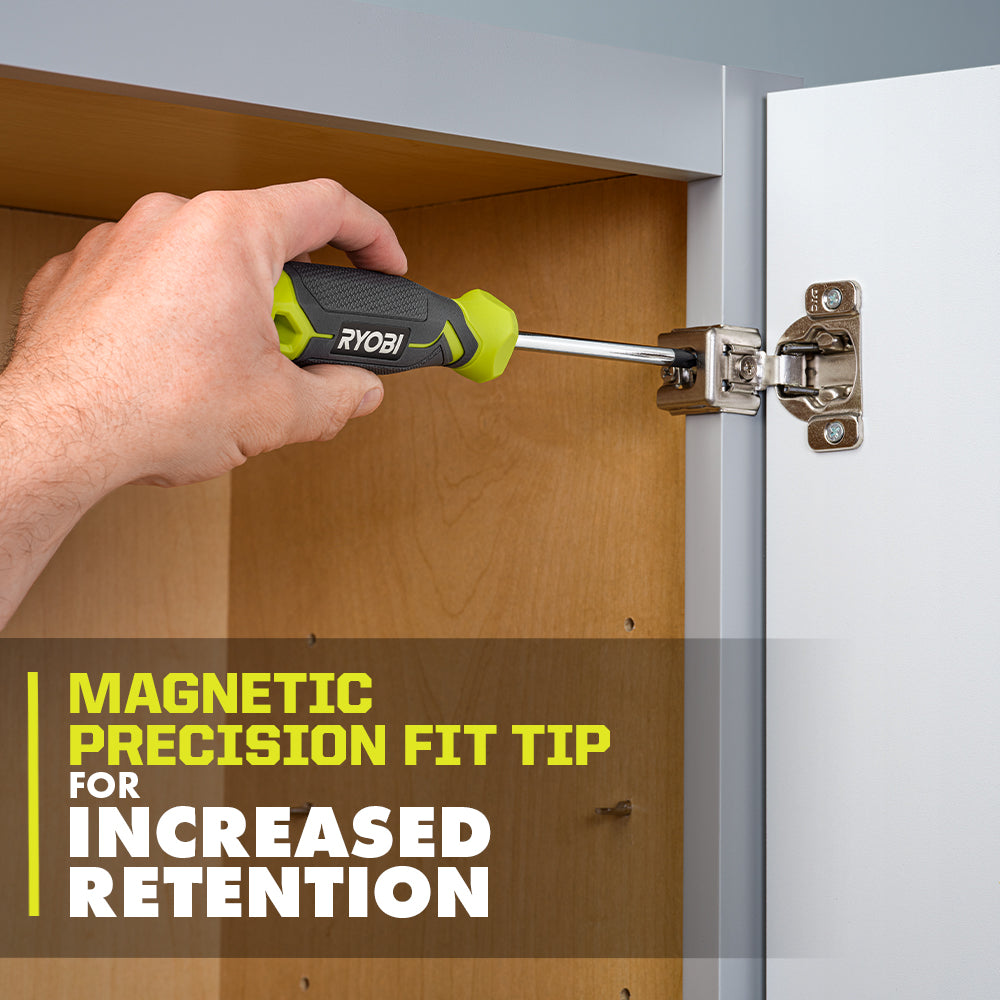 Screwdriver Set (4-Piece) with Cushion Grip Handles Image 6