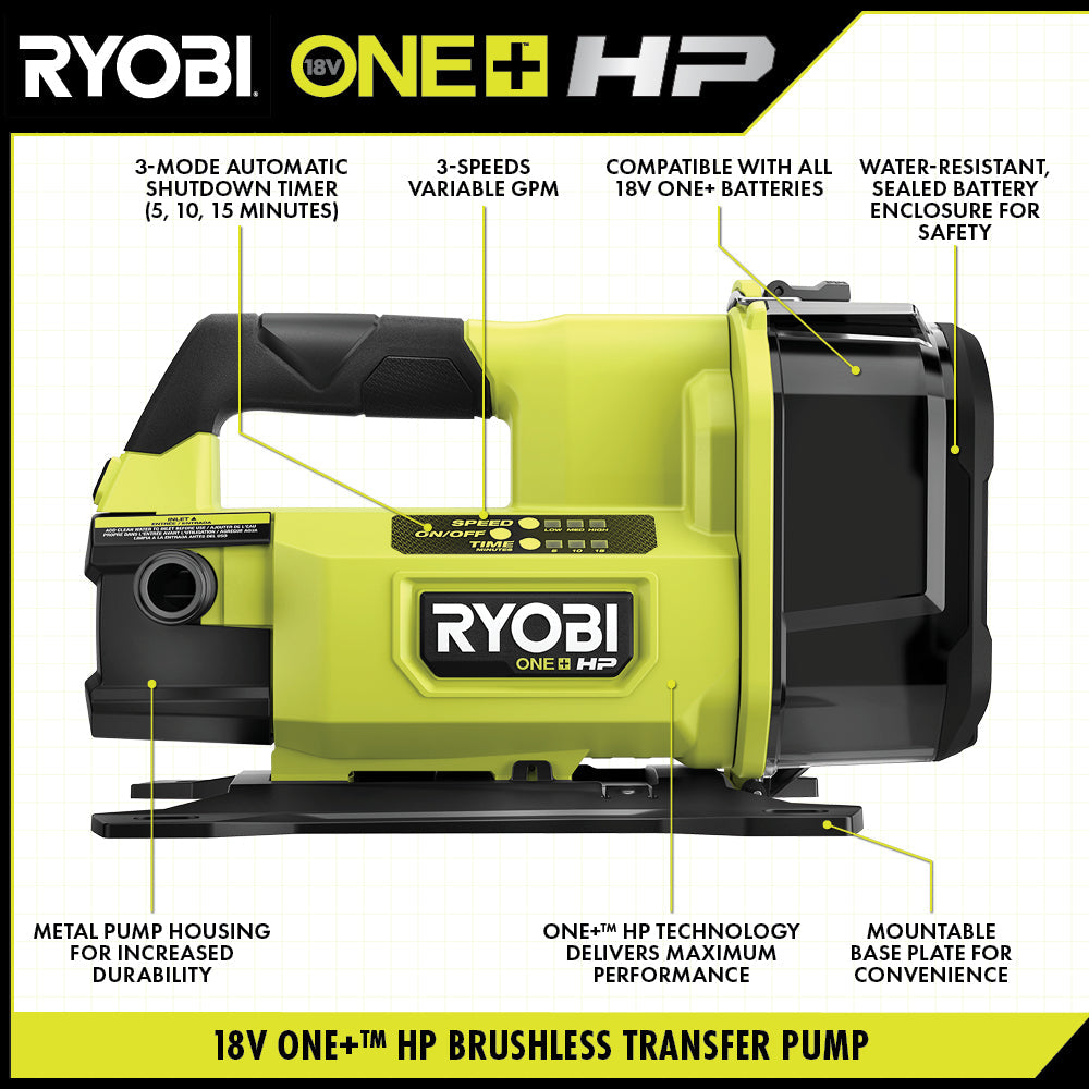 18V ONE+ HP Transfer Pump Kit Image 3