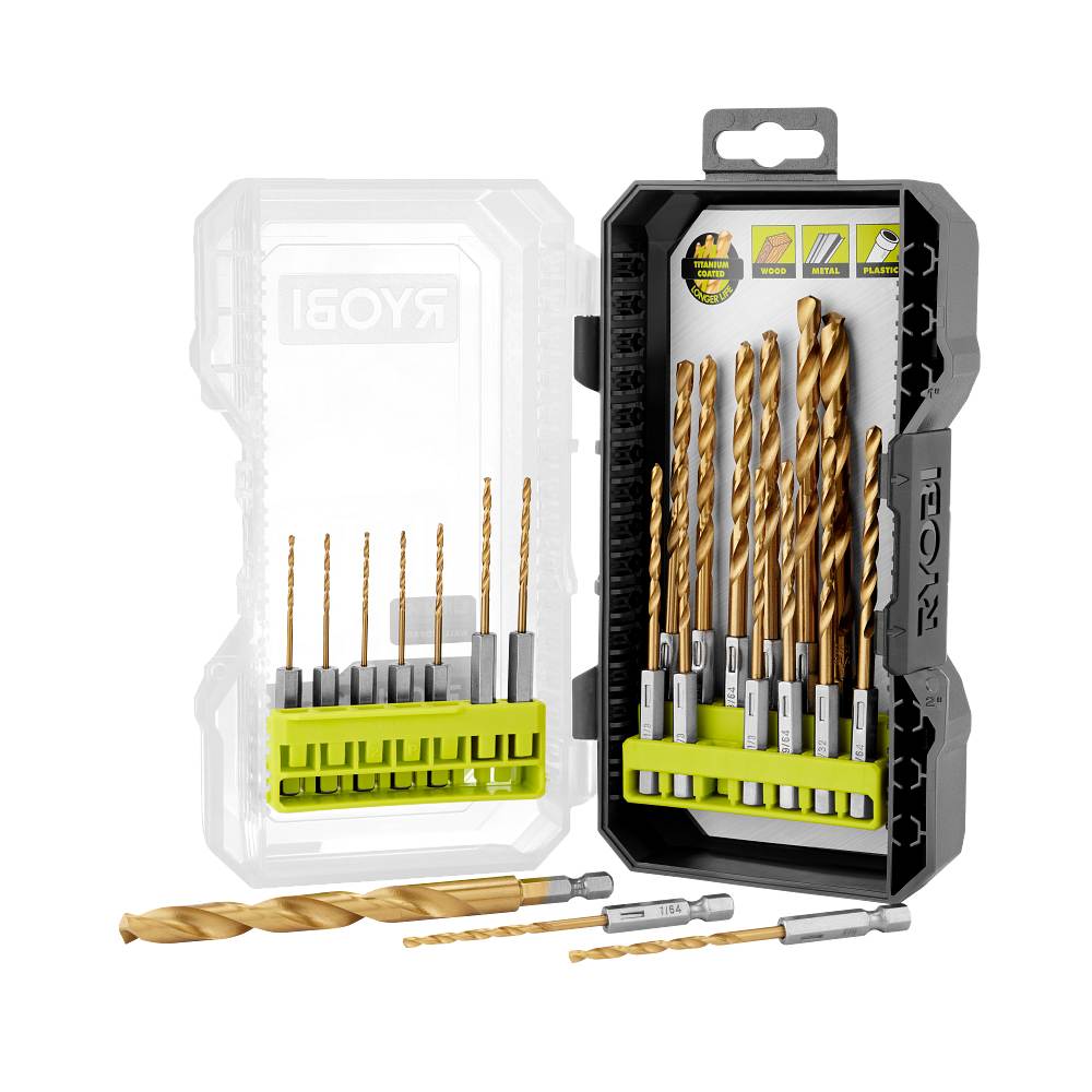 22 PC. TITANIUM DRILL BIT SET Image 11