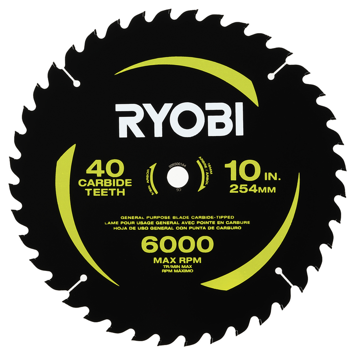 10" 40 CARBIDE TEETH THIN KERF MITER SAW BLADE image