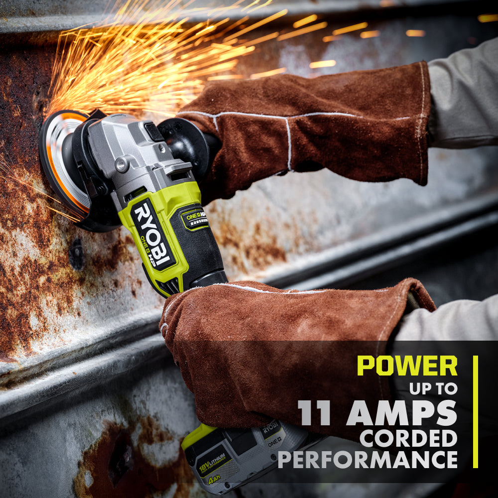 18V ONE+ HP BRUSHLESS 4-1/2" ANGLE GRINDER/CUT-OFF TOOL KIT Image 3