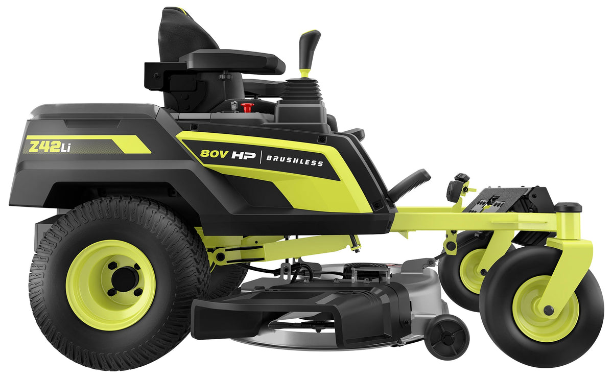 80V HP BRUSHLESS 42" LITHIUM ELECTRIC ZERO TURN RIDING MOWER image