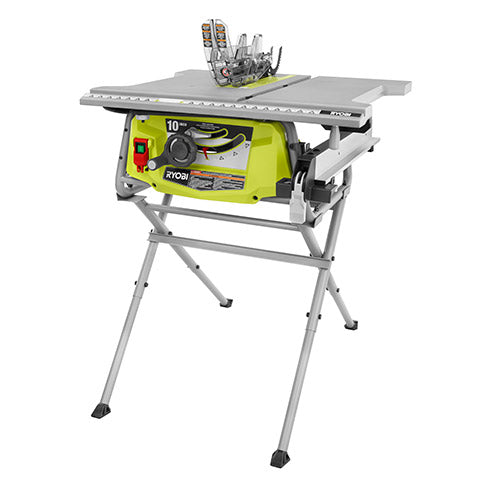10" table saw with folding stand image