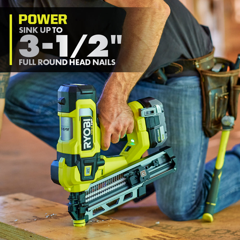 18V ONE+ HP Brushless AirStrike 21° Framing Nailer Image 5