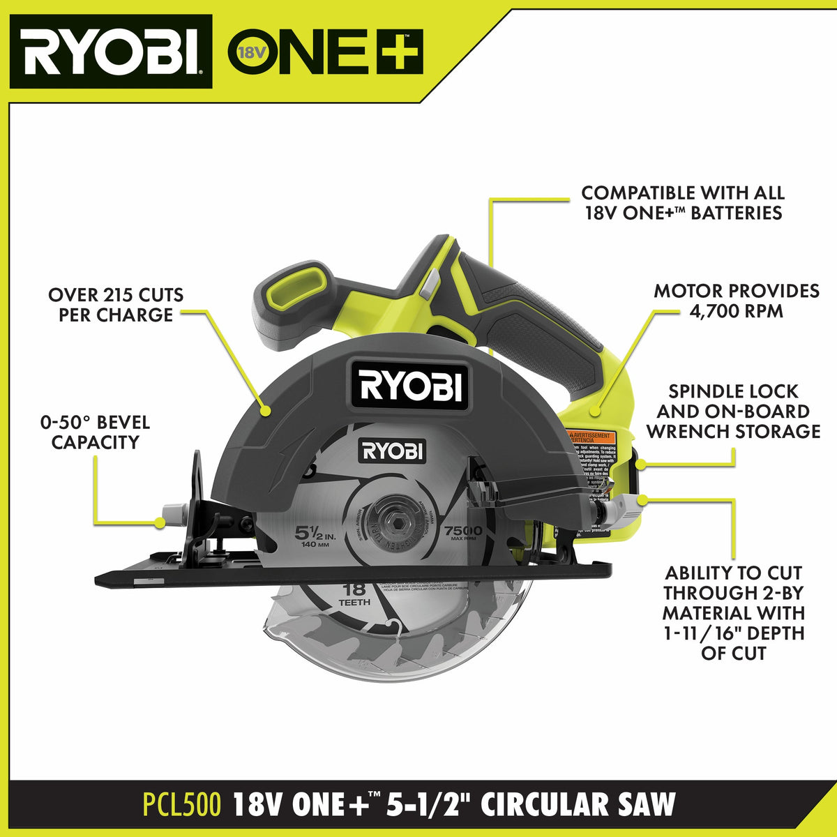 18V ONE+ 6-TOOL COMBO KIT Image 4