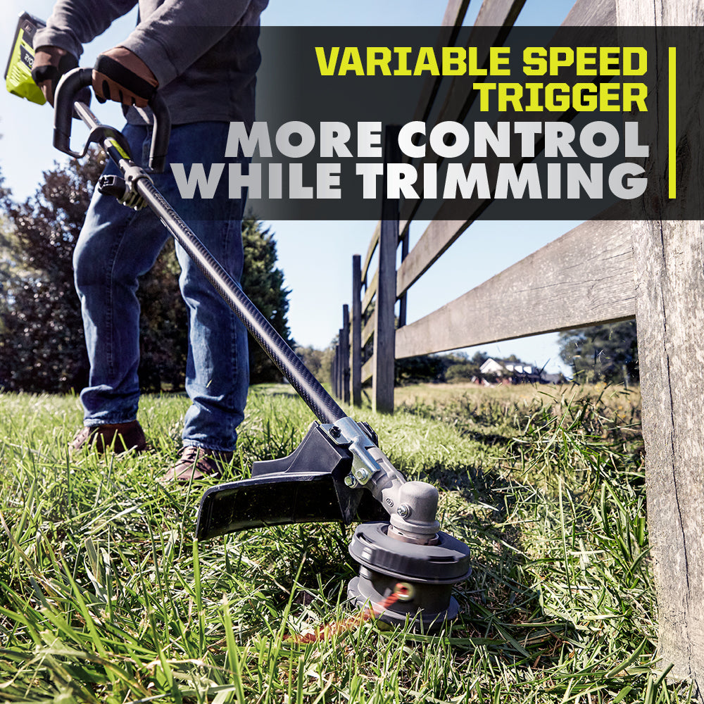40V HP BRUSHLESS 15" CARBON FIBER ATTACHMENT CAPABLE STRING TRIMMER KIT Image 10