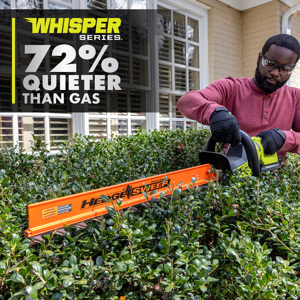 40V HP BRUSHLESS WHISPER SERIES 26" HEDGE TRIMMER Image 5