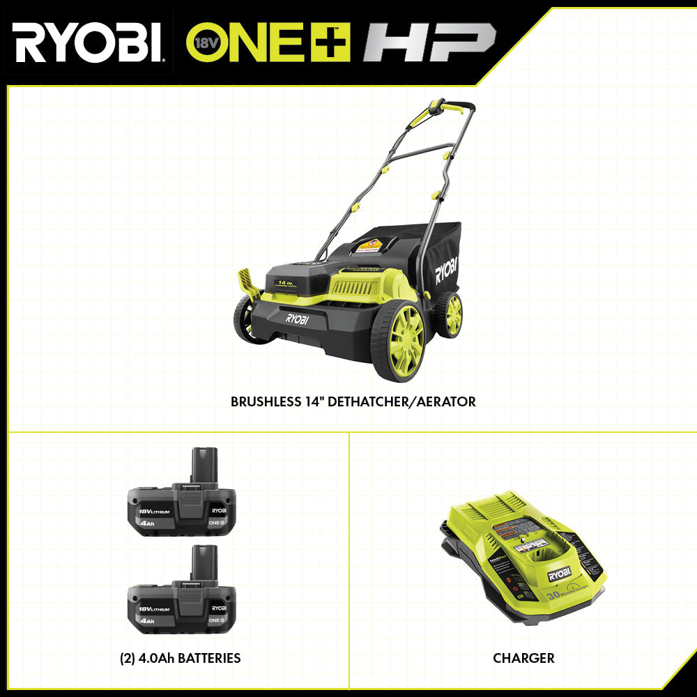 18V ONE+ HP BRUSHLESS DETHATCHER/AERATOR KIT Image 2