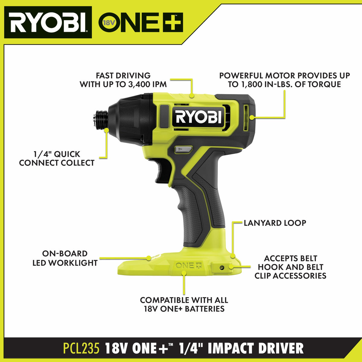 18V ONE+ 6-TOOL COMBO KIT Image 3