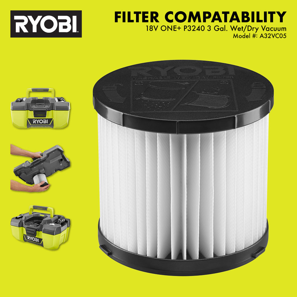 3 GAL. WET/DRY VACUUM REPLACEMENT FILTER Image 3