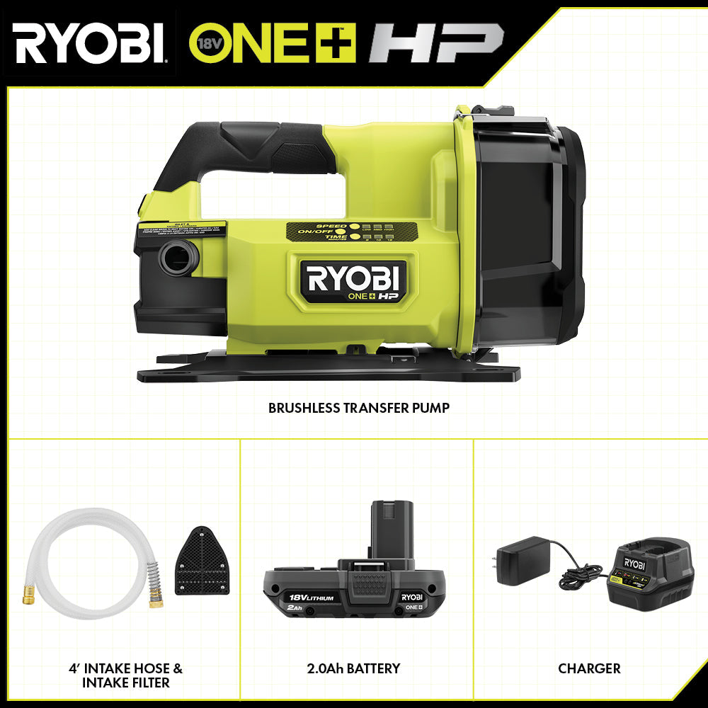 18V ONE+ HP Transfer Pump Kit Image 2