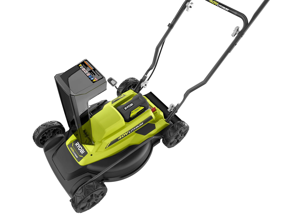40V 18" Mulching & Side Discharge Mower Image 5