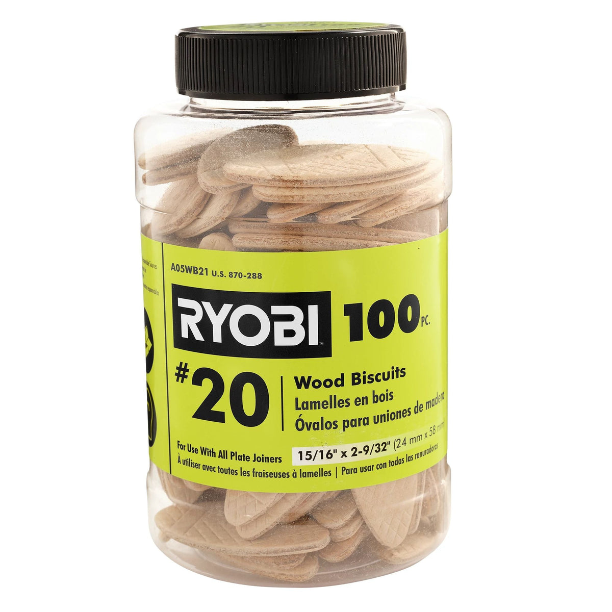 #20 Wood Biscuits (100 PC.) image