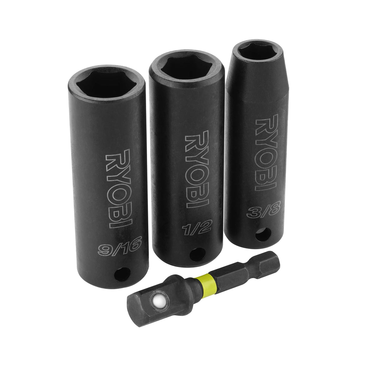 4 PC. 3/8" Drive SAE Impact Socket Set Image 4